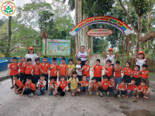 Trường mầm non Đỗ Động tổ chức cho trẻ đi tham quan trang trại giáo dục Vạn An- Thanh Trì- TP Hà Nội